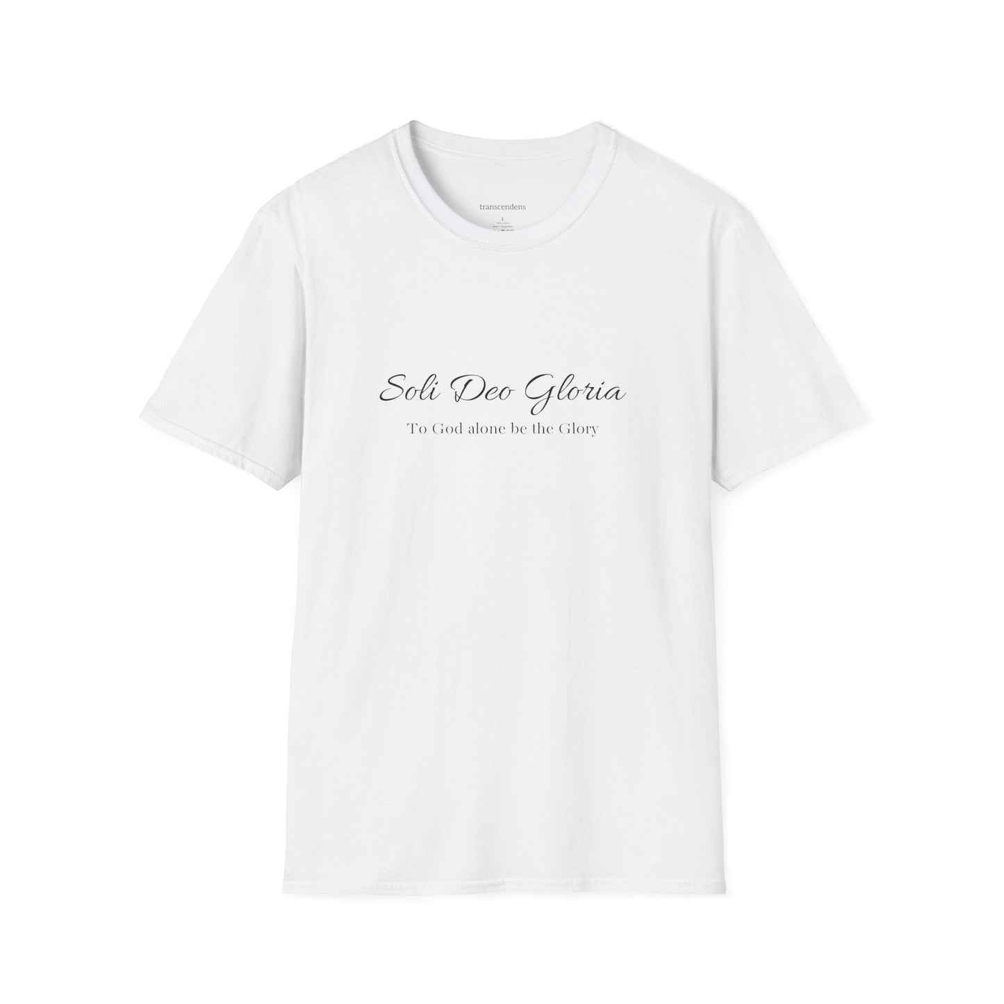 [Kingdom Series] Transcendens Soli Deo Gloria Unisex Softstyle T-Shirt