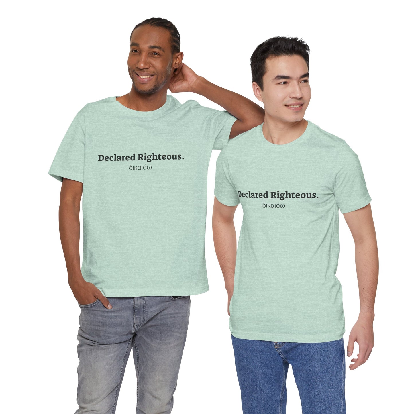 [Kingdom Series] Transcendens Declared Righteous Unisex Jersey Short Sleeve Tee