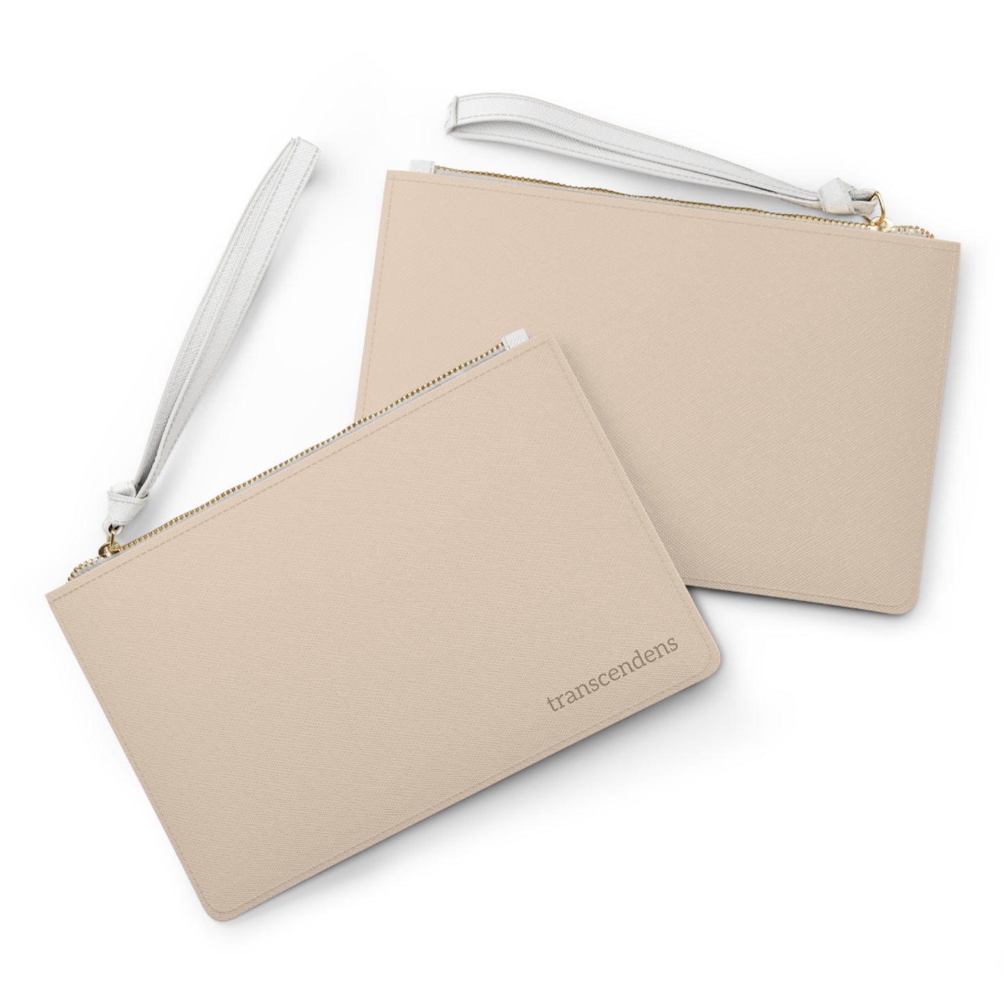 Transcendens Beige Clutch Bag