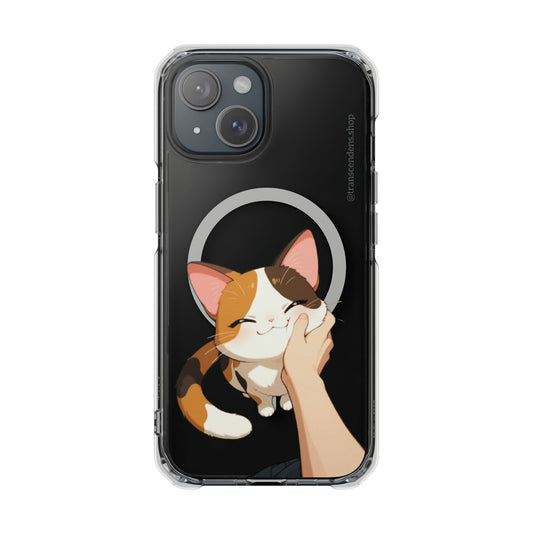 Transcendens Calico Cat Magnetic Clear Impact Cases