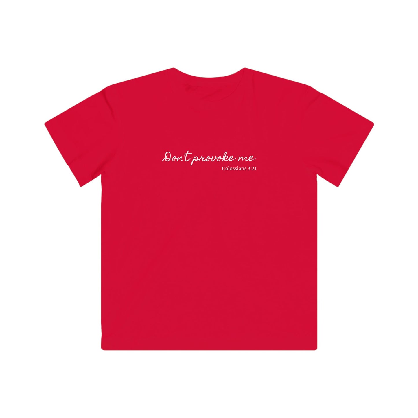 Transcendens “Don’t Provoke Me” Youth Jersey Tee