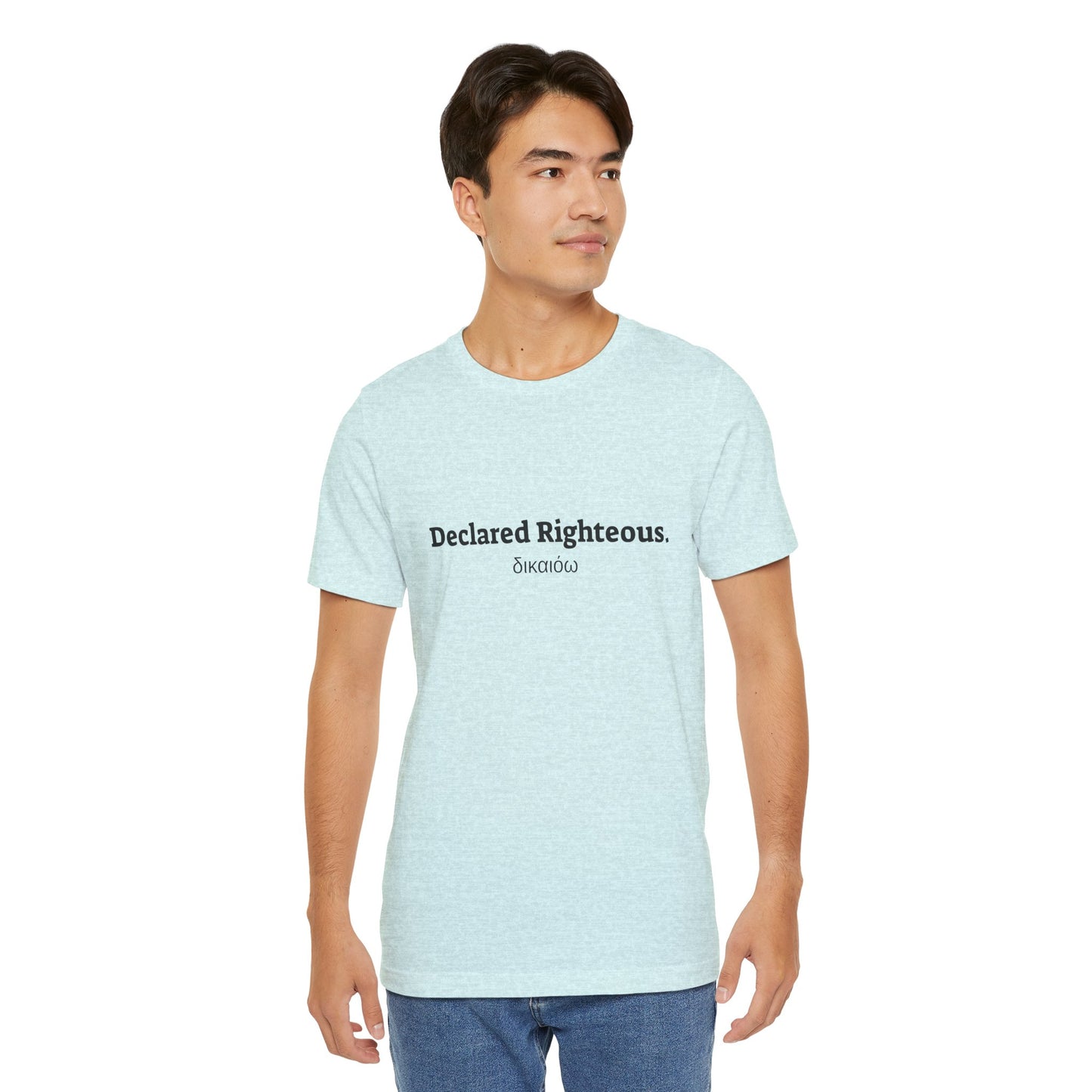 [Kingdom Series] Transcendens Declared Righteous Unisex Jersey Short Sleeve Tee