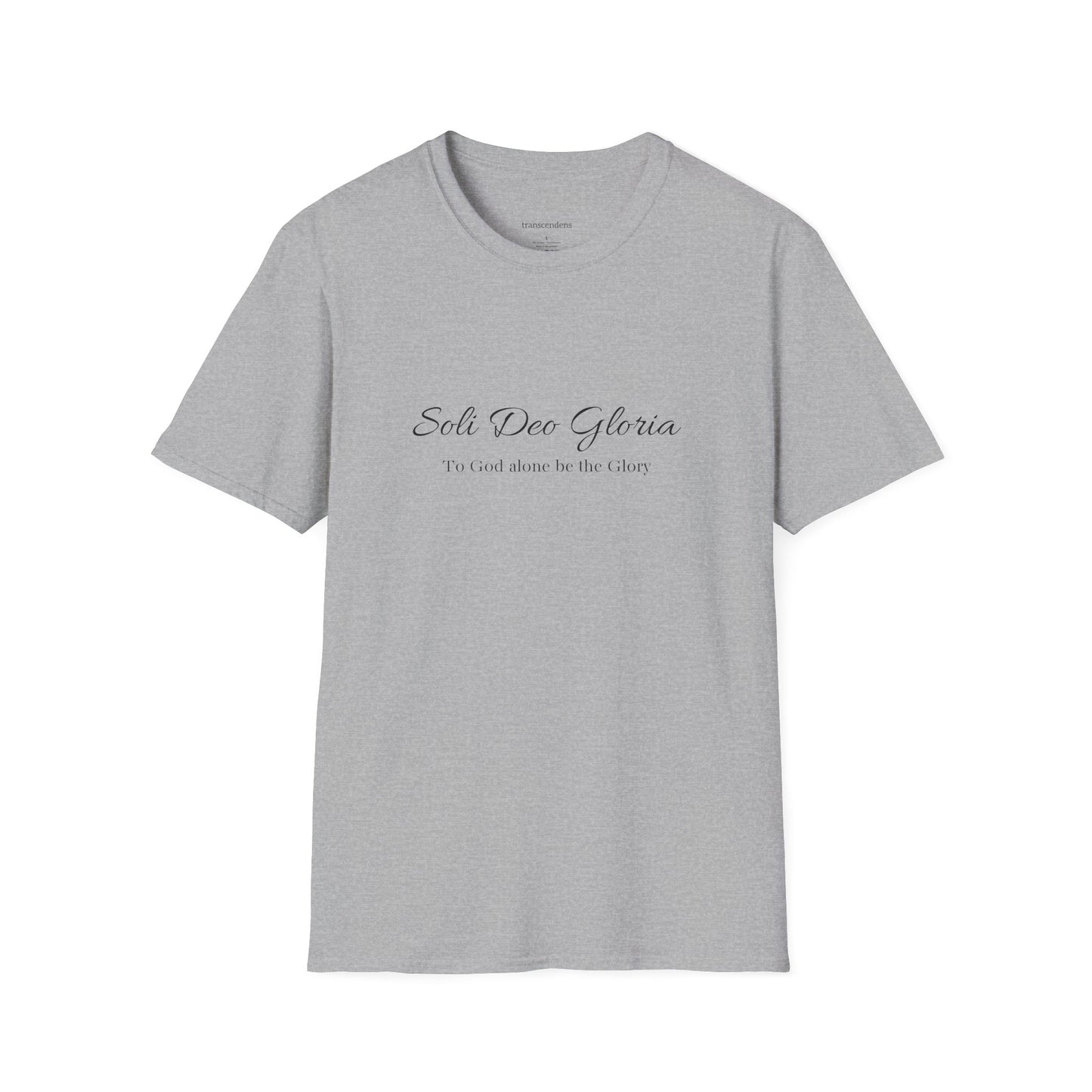 [Kingdom Series] Transcendens Soli Deo Gloria Unisex Softstyle T-Shirt