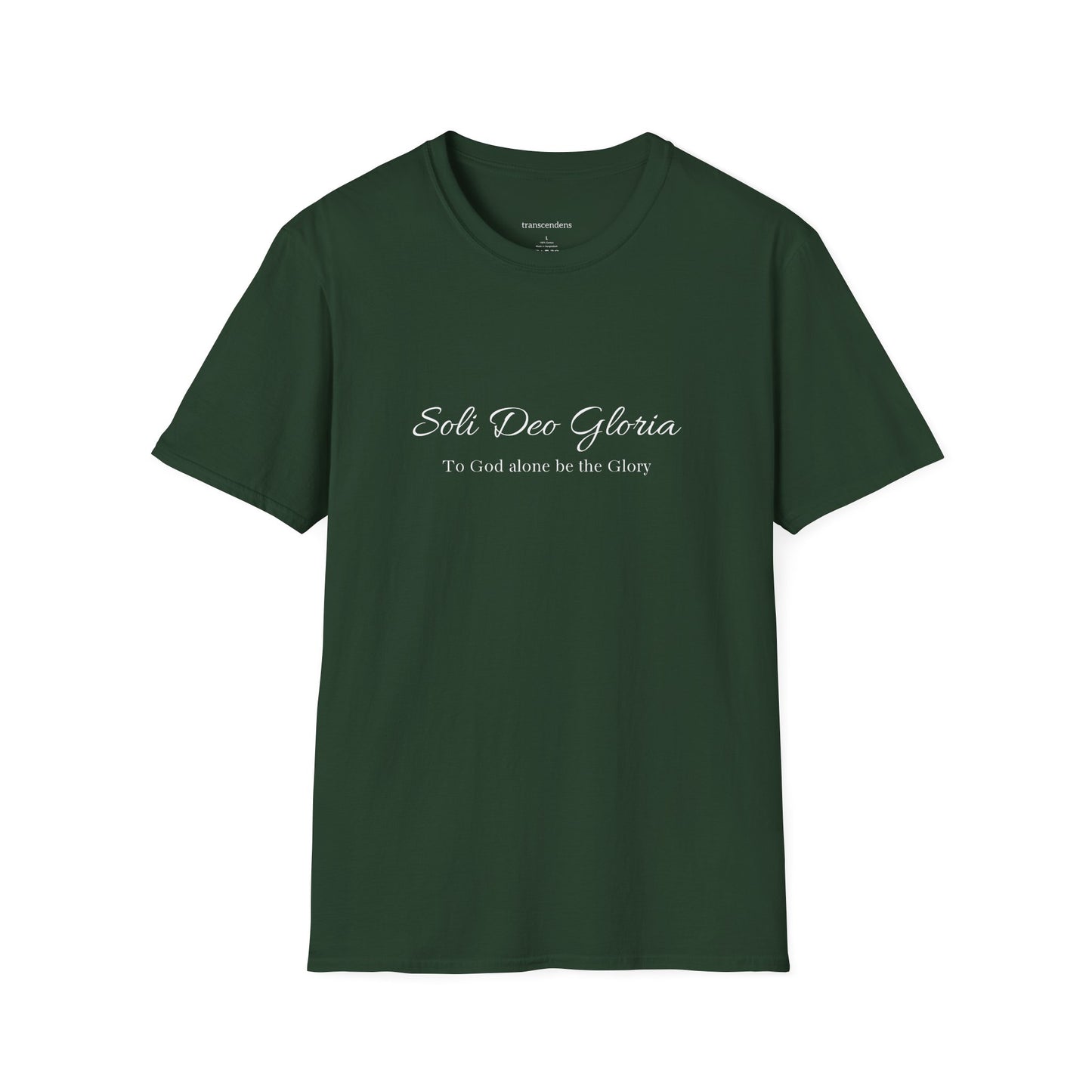 [Kingdom Series] Transcendens Soli Deo Gloria Unisex Softstyle T-Shirt