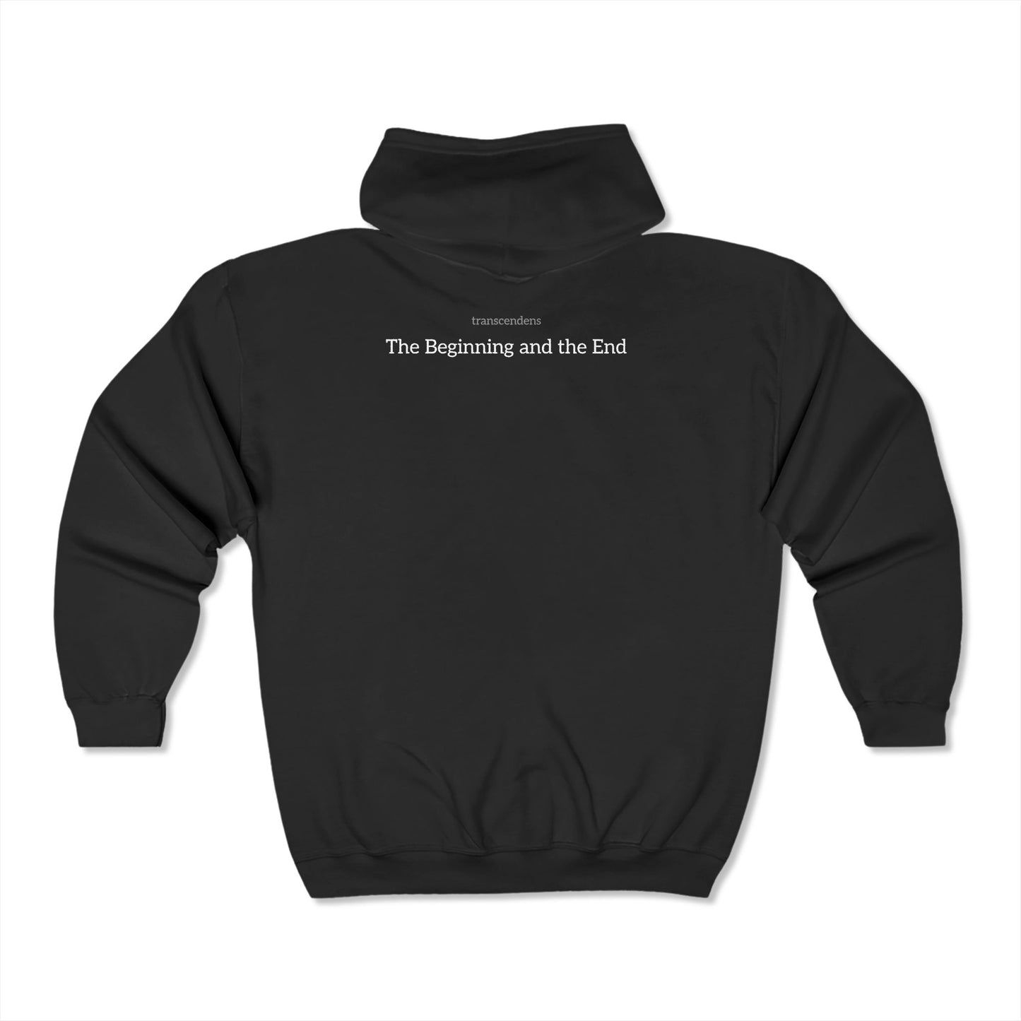 [Kingdom Series] Transcendens Unisex Alpha and Omega Full Zip Hooded Sweatshirt