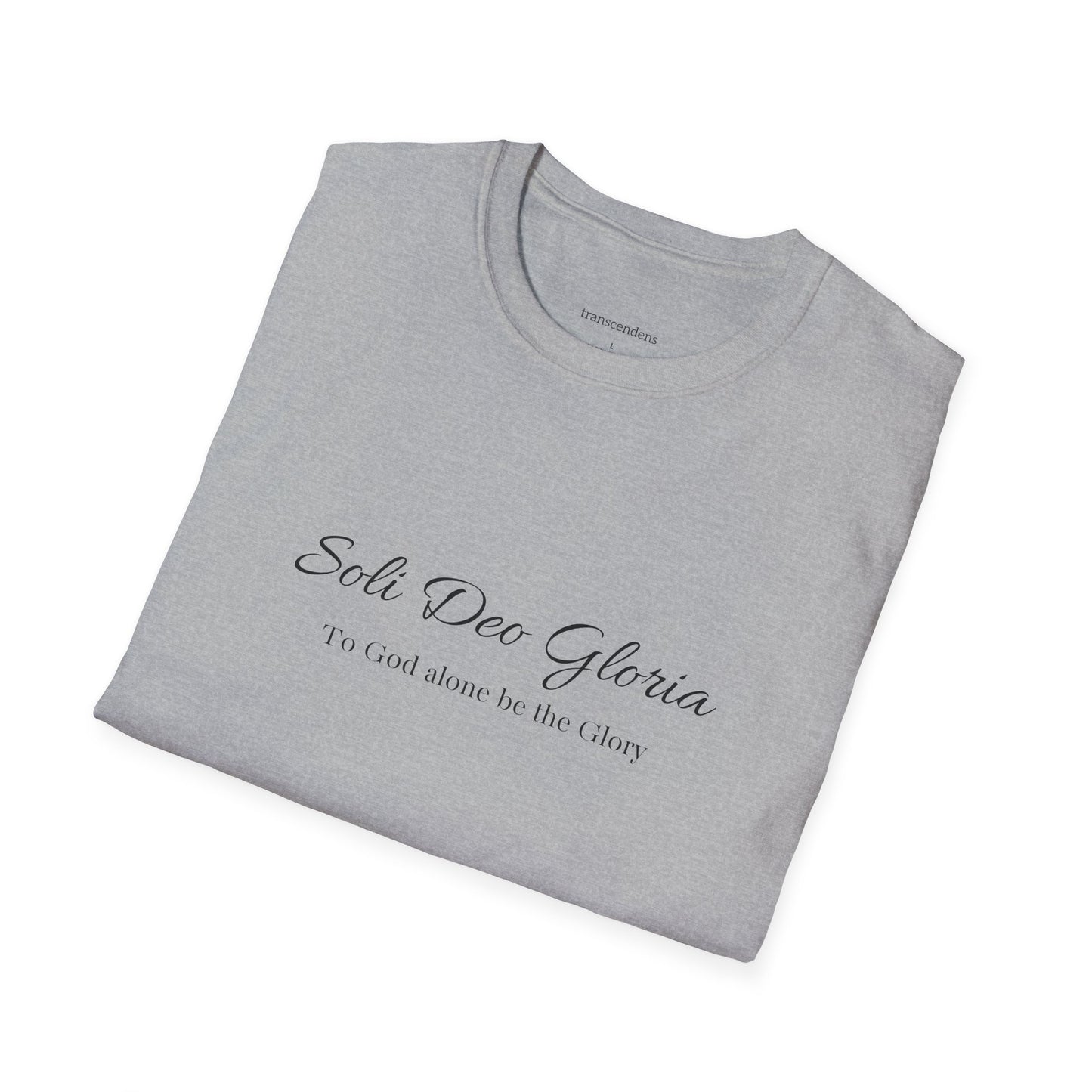 [Kingdom Series] Transcendens Soli Deo Gloria Unisex Softstyle T-Shirt