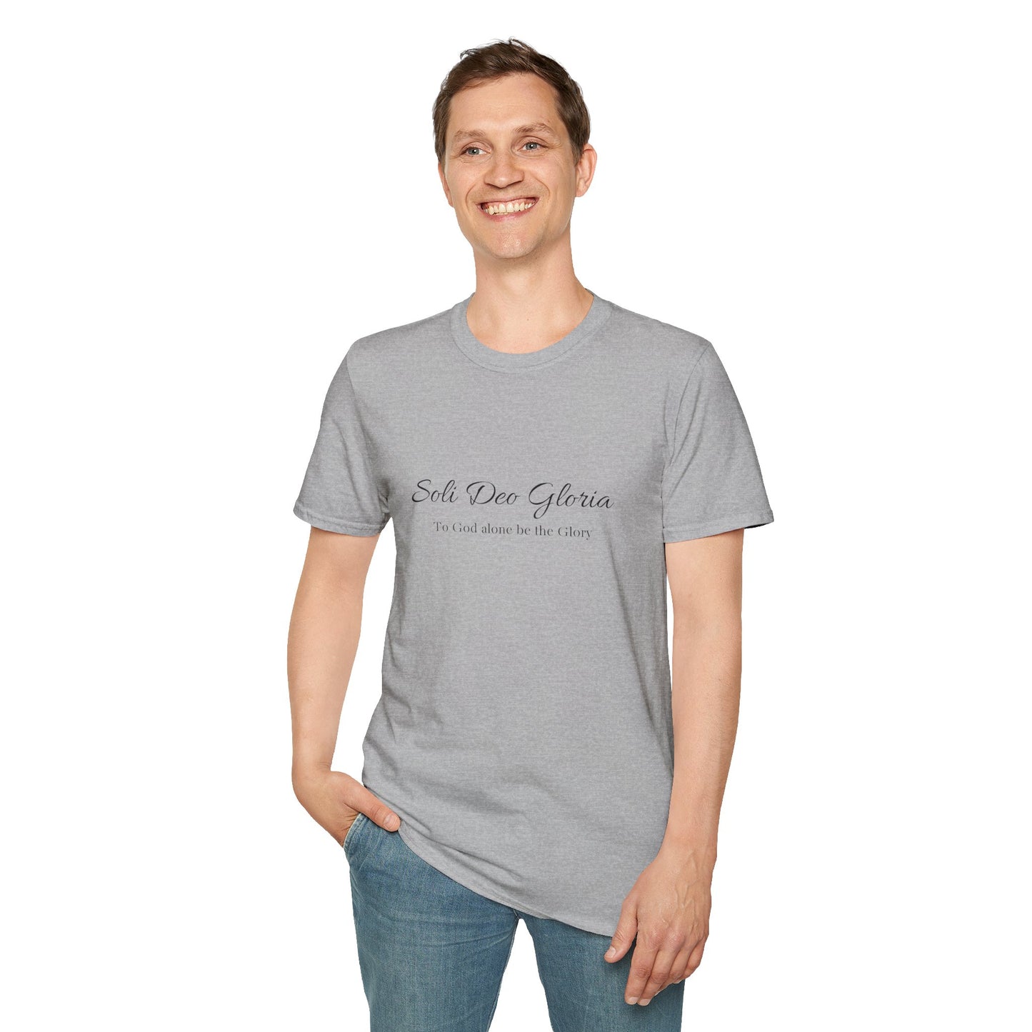 [Kingdom Series] Transcendens Soli Deo Gloria Unisex Softstyle T-Shirt