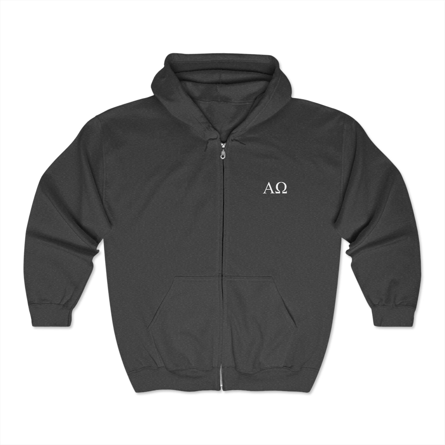 [Kingdom Series] Transcendens Unisex Alpha and Omega Full Zip Hooded Sweatshirt