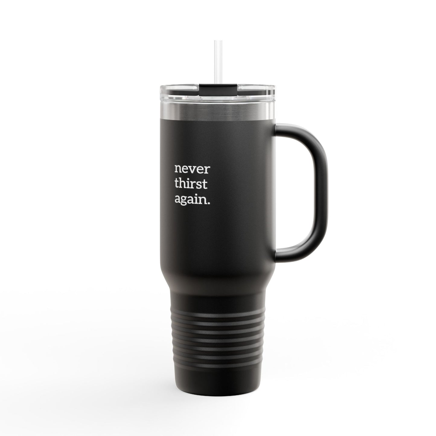 Transcendens Never Thirst Insulated Travel Mug, 40oz