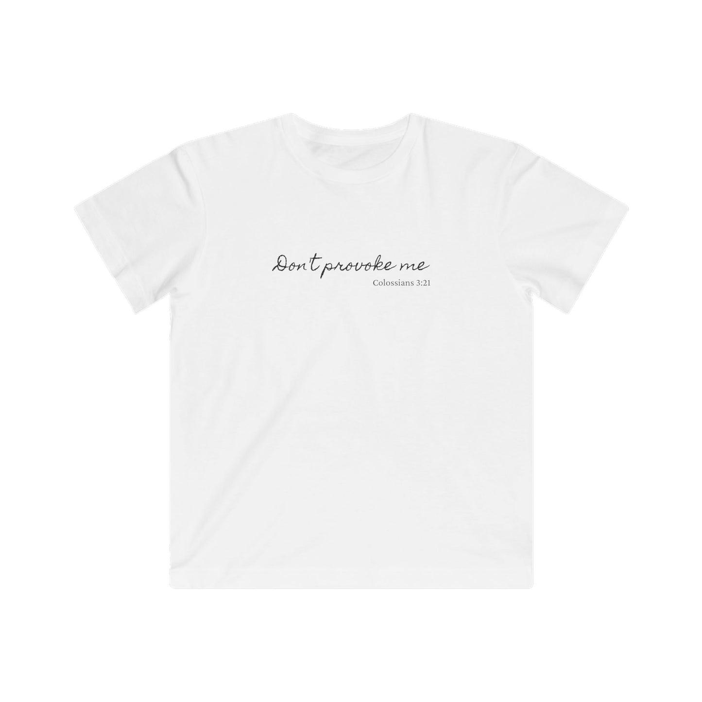 Transcendens “Don’t Provoke Me” Youth Jersey Tee