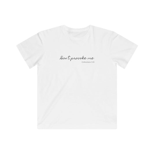 Transcendens “Don’t Provoke Me” Youth Jersey Tee