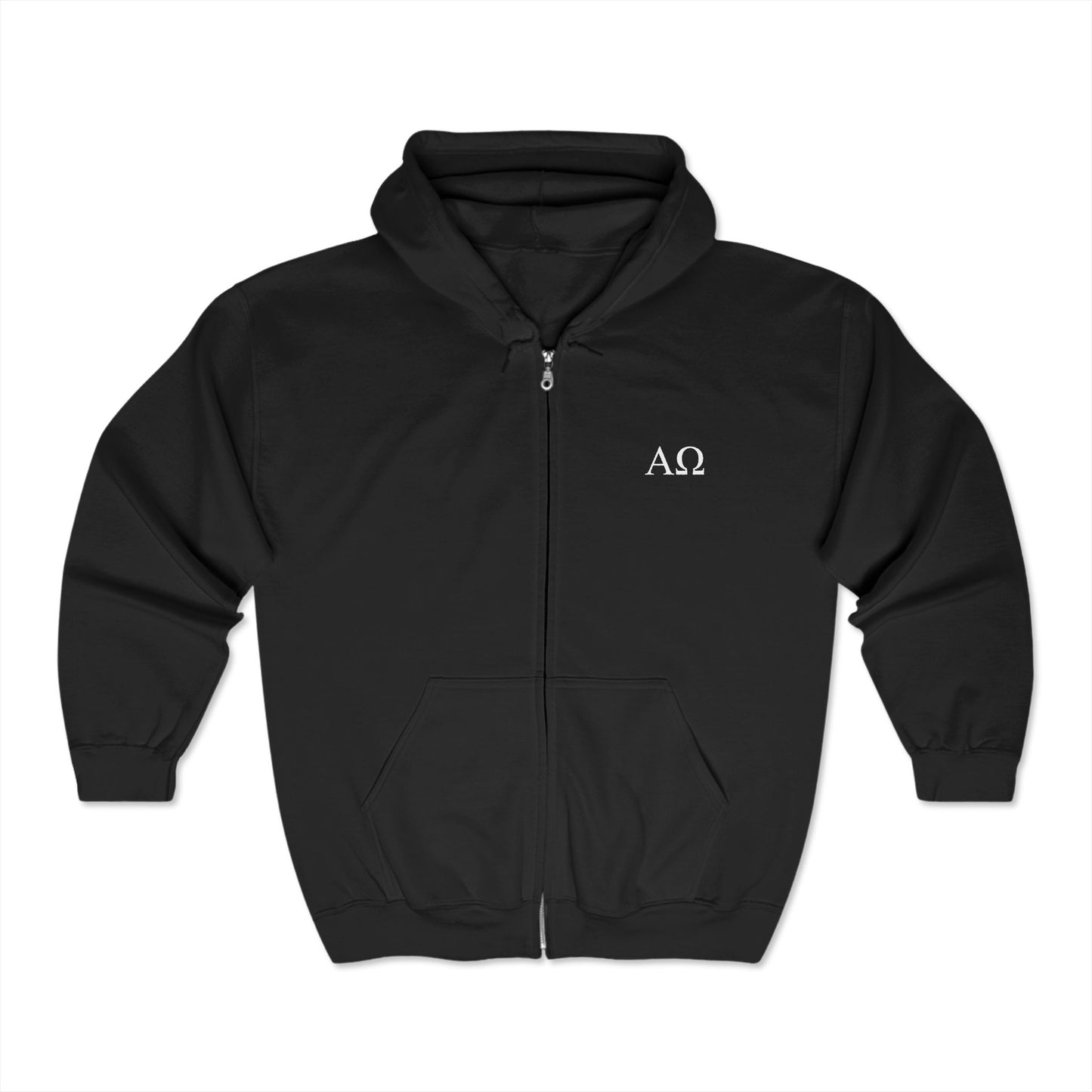 [Kingdom Series] Transcendens Unisex Alpha and Omega Full Zip Hooded Sweatshirt