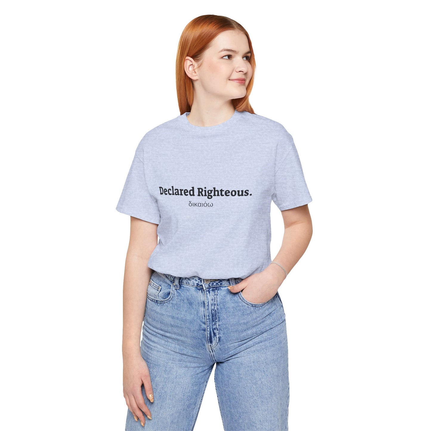 [Kingdom Series] Transcendens Declared Righteous Unisex Jersey Short Sleeve Tee