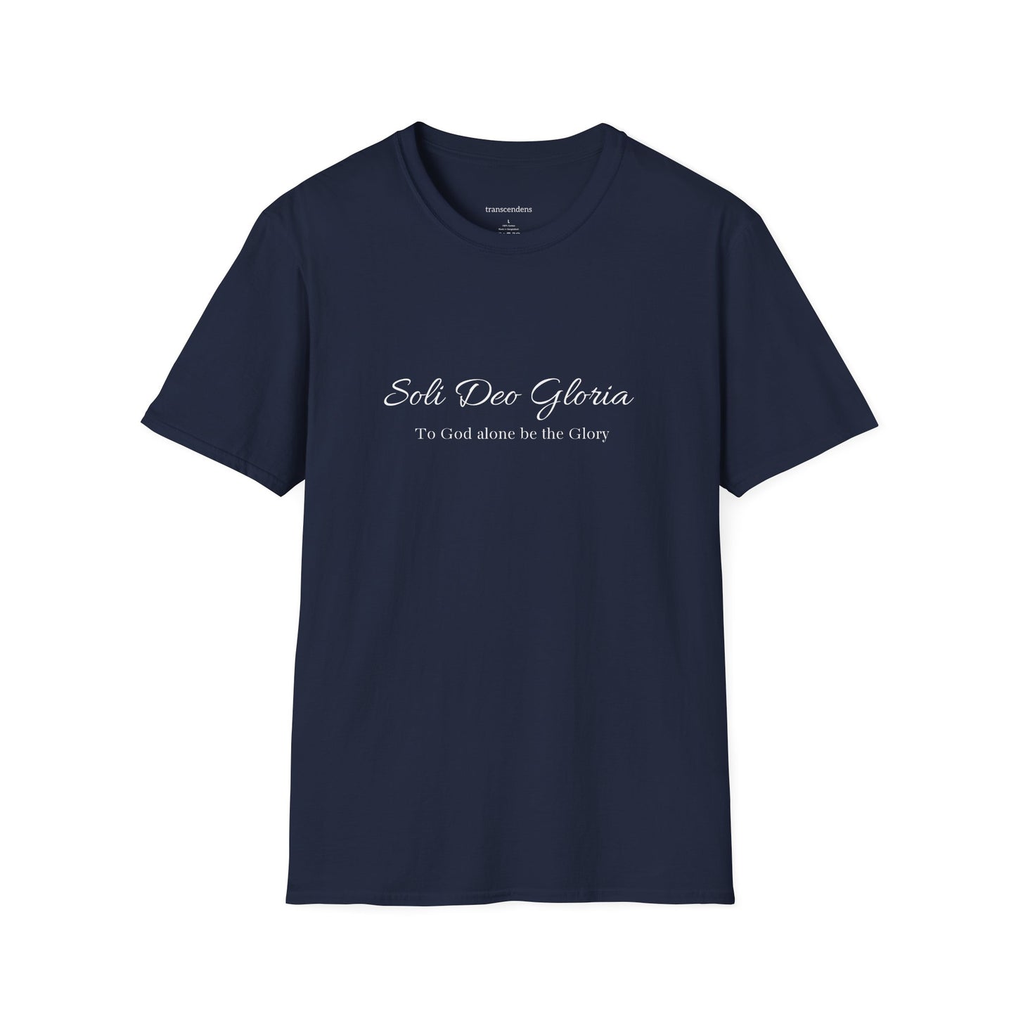 [Kingdom Series] Transcendens Soli Deo Gloria Unisex Softstyle T-Shirt