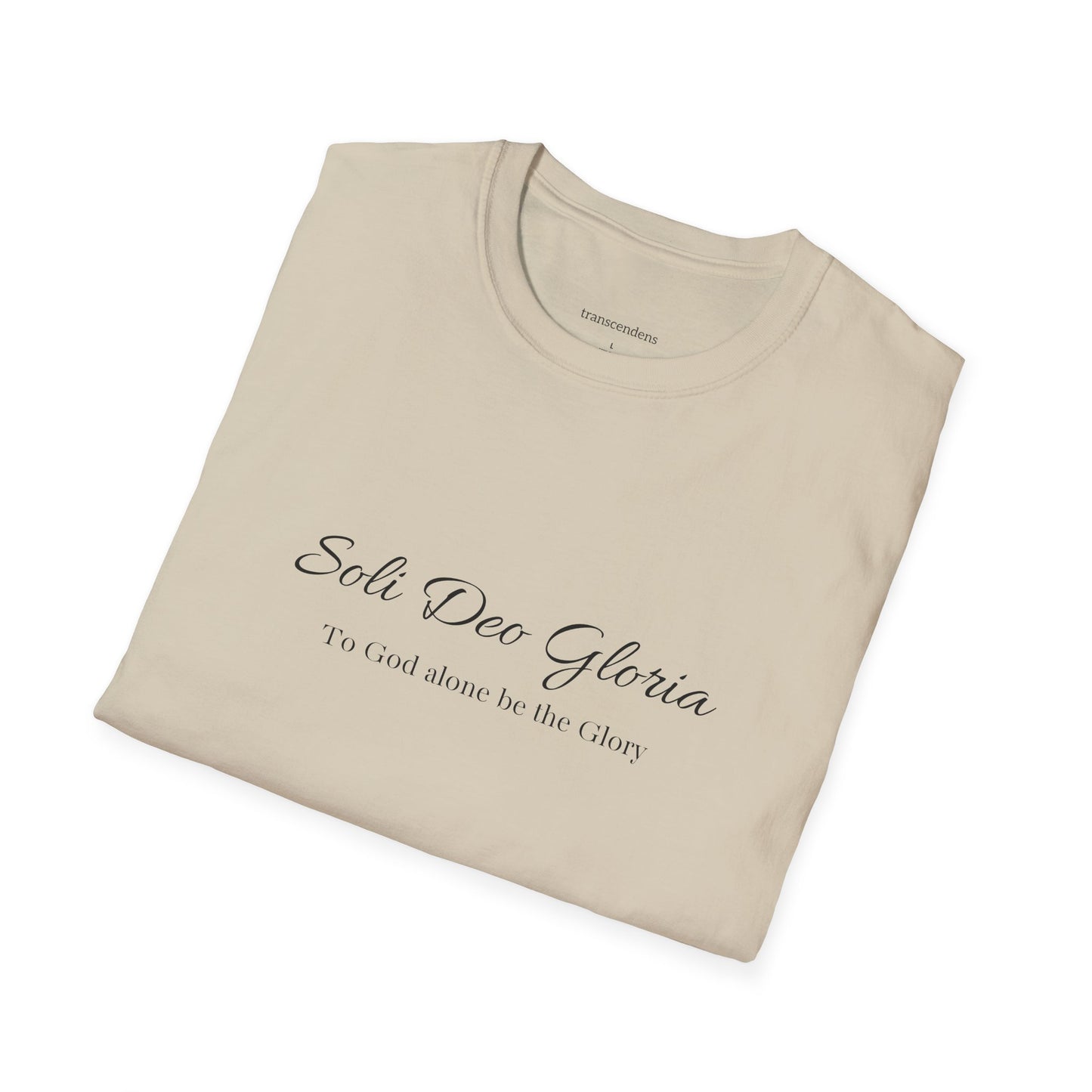 [Kingdom Series] Transcendens Soli Deo Gloria Unisex Softstyle T-Shirt