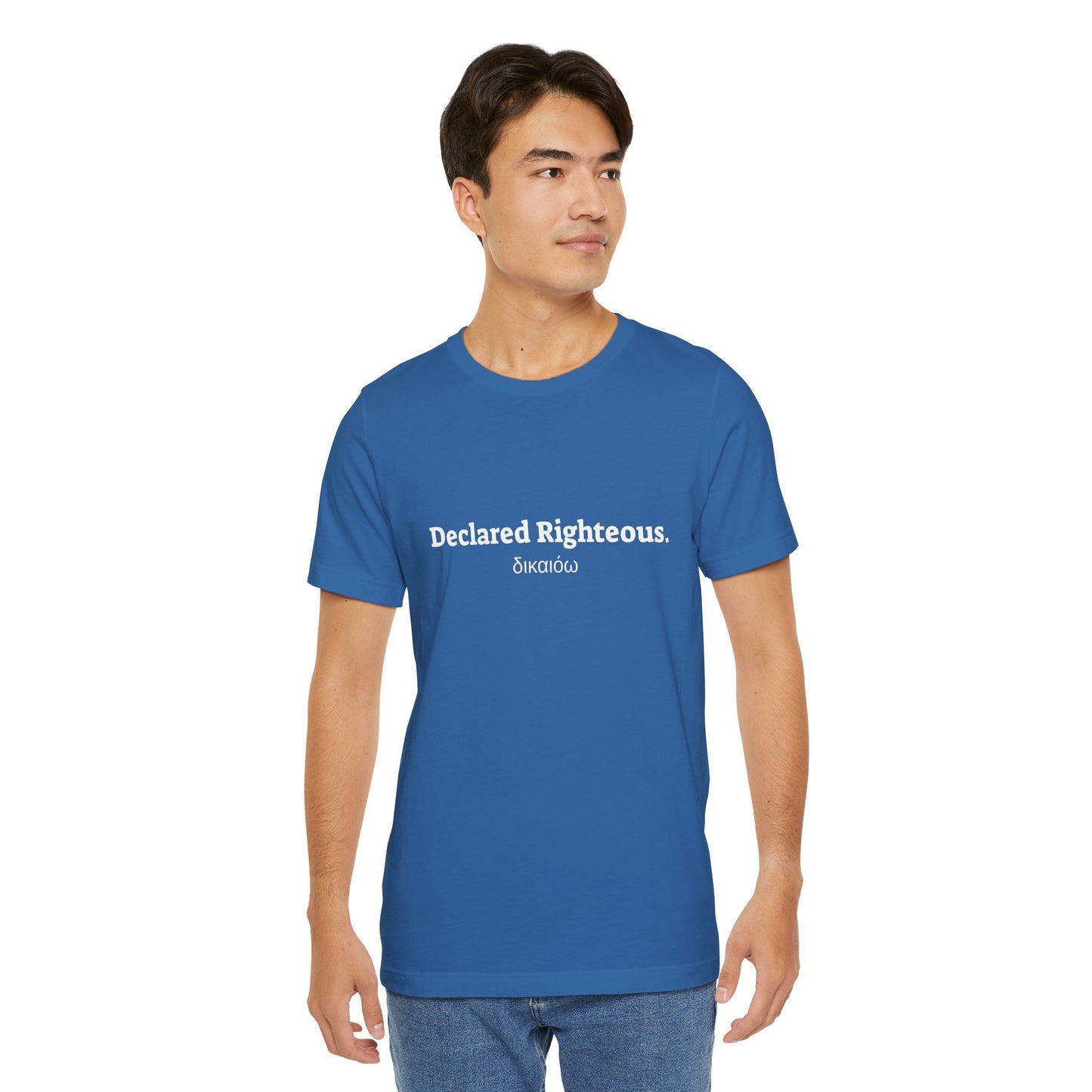 [Kingdom Series] Transcendens Declared Righteous Unisex Jersey Short Sleeve Tee