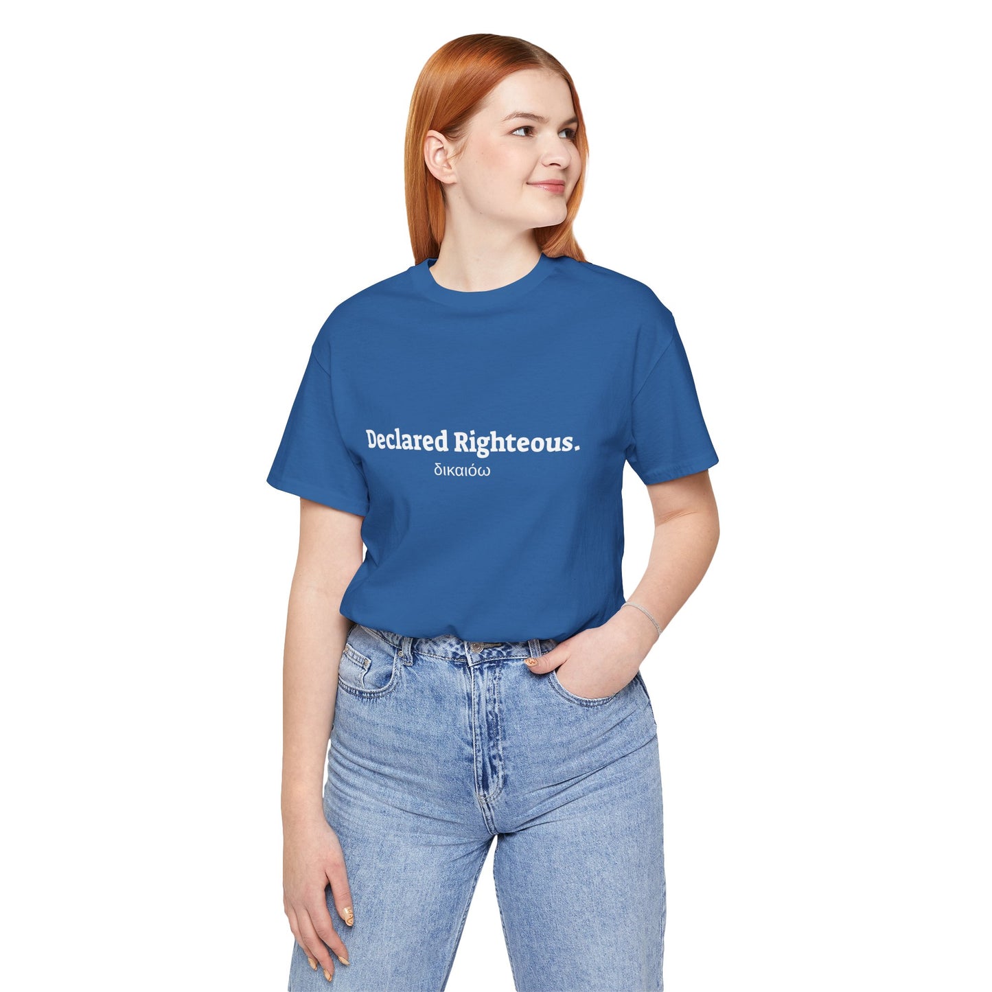 [Kingdom Series] Transcendens Declared Righteous Unisex Jersey Short Sleeve Tee