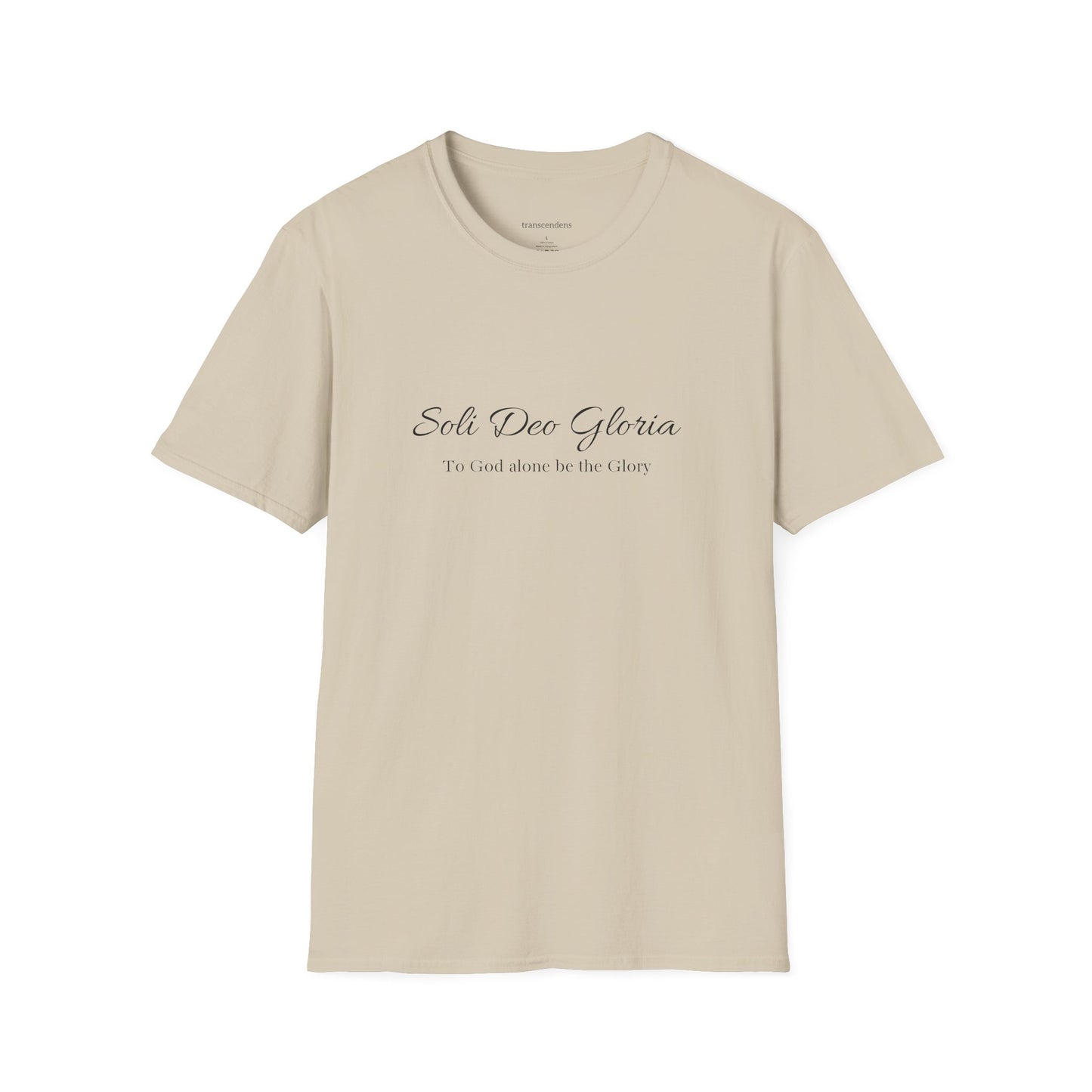 [Kingdom Series] Transcendens Soli Deo Gloria Unisex Softstyle T-Shirt