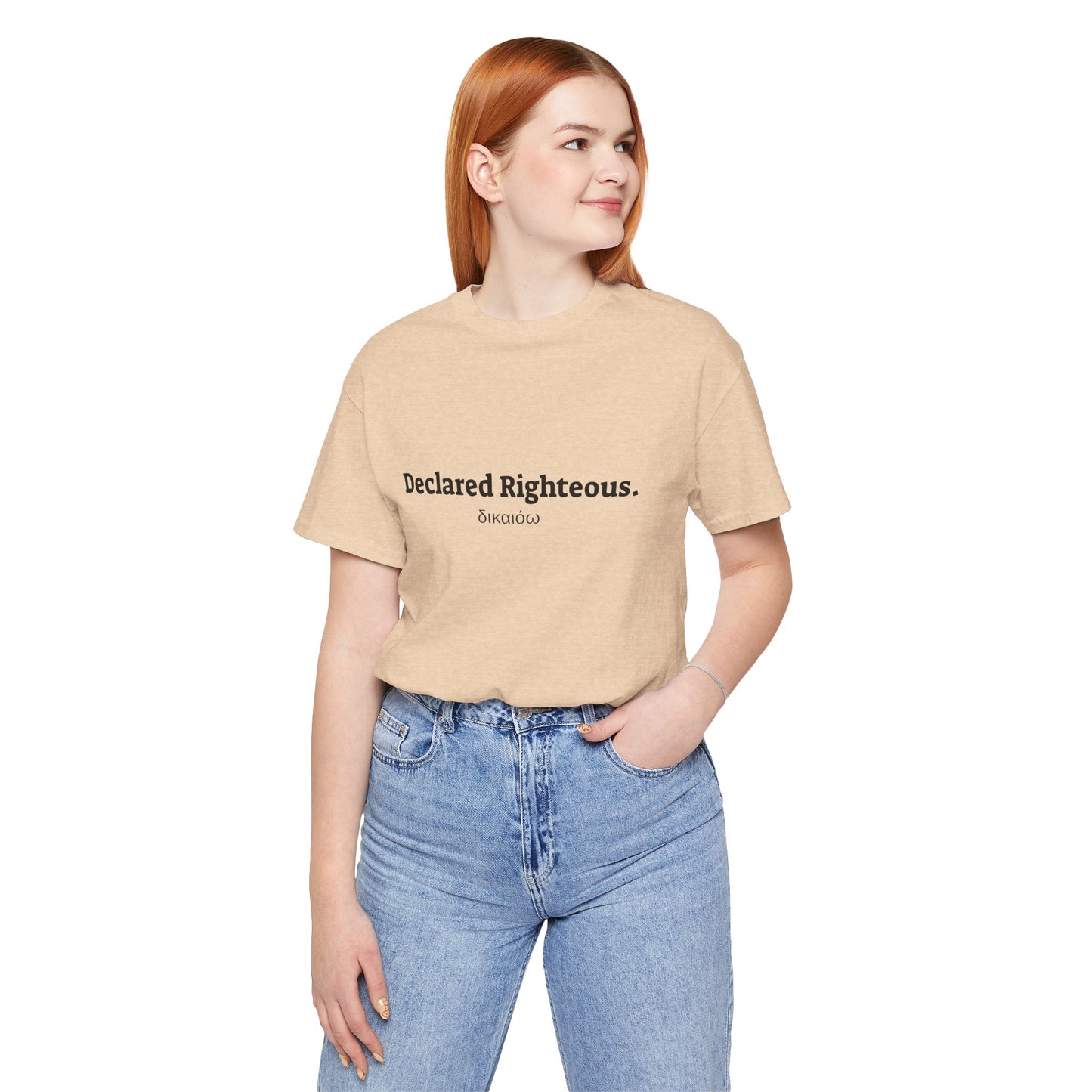 [Kingdom Series] Transcendens Declared Righteous Unisex Jersey Short Sleeve Tee