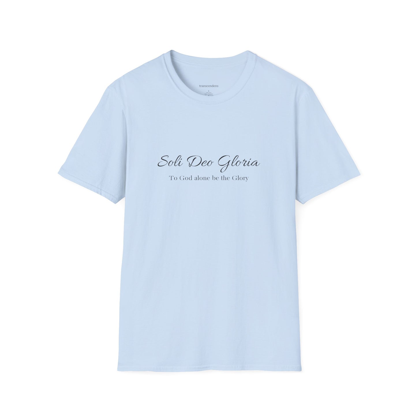 [Kingdom Series] Transcendens Soli Deo Gloria Unisex Softstyle T-Shirt