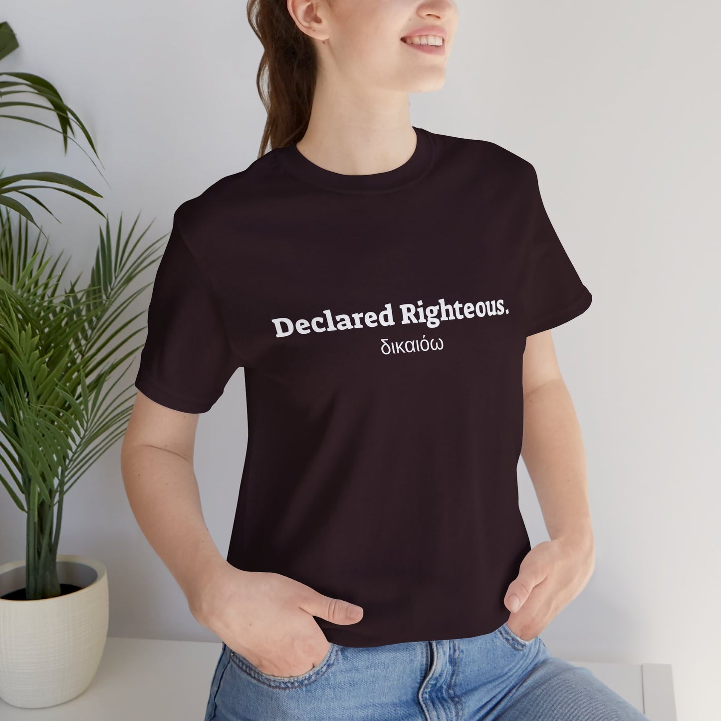 [Kingdom Series] Transcendens Declared Righteous Unisex Jersey Short Sleeve Tee