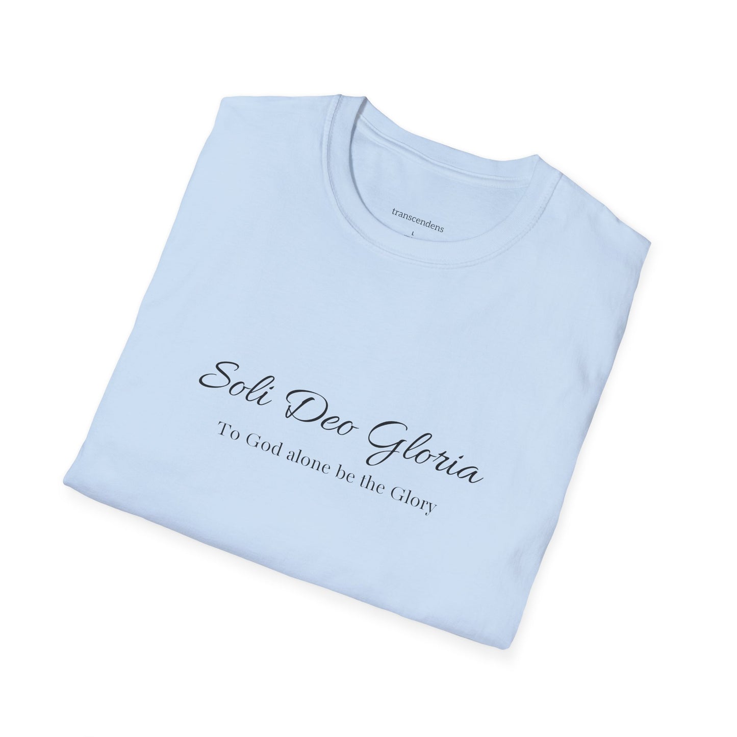 [Kingdom Series] Transcendens Soli Deo Gloria Unisex Softstyle T-Shirt