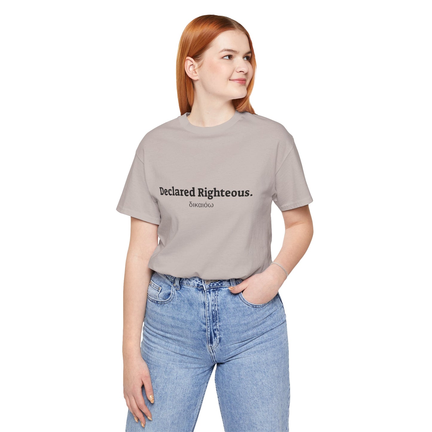 [Kingdom Series] Transcendens Declared Righteous Unisex Jersey Short Sleeve Tee