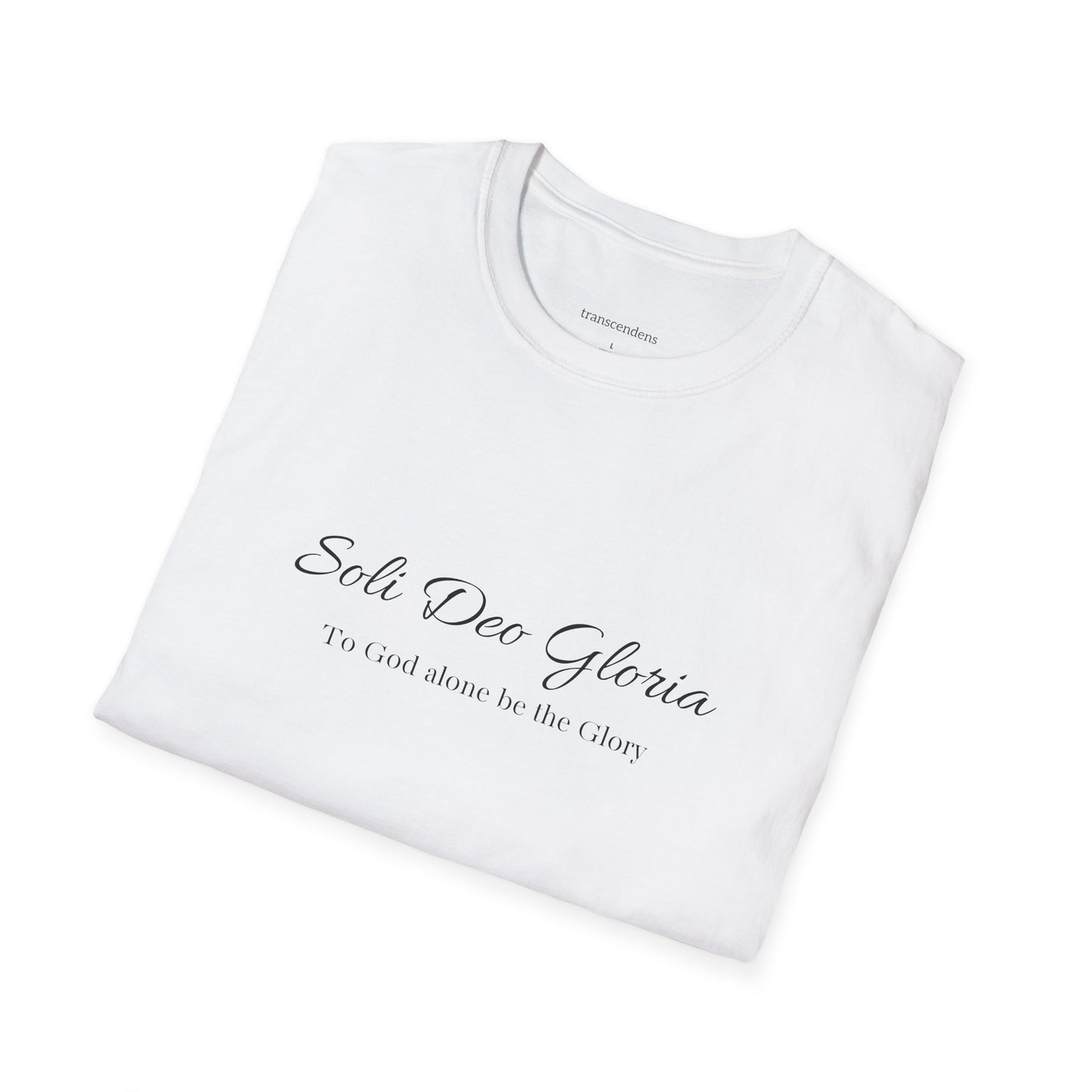 [Kingdom Series] Transcendens Soli Deo Gloria Unisex Softstyle T-Shirt