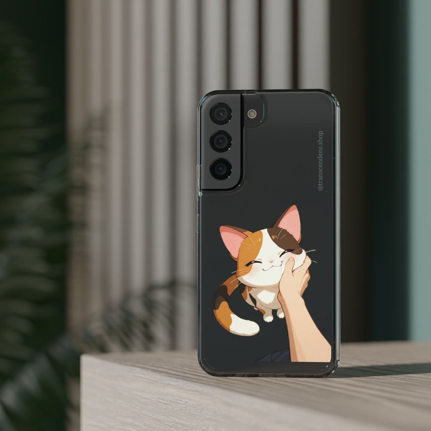 Transcendens Calico Cat Clear Cases