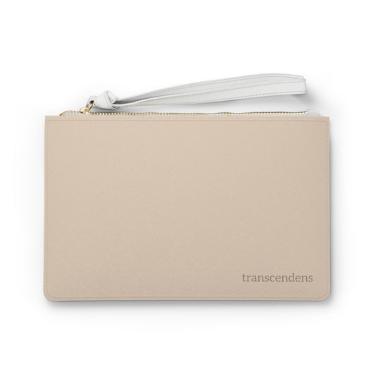 Transcendens Beige Clutch Bag