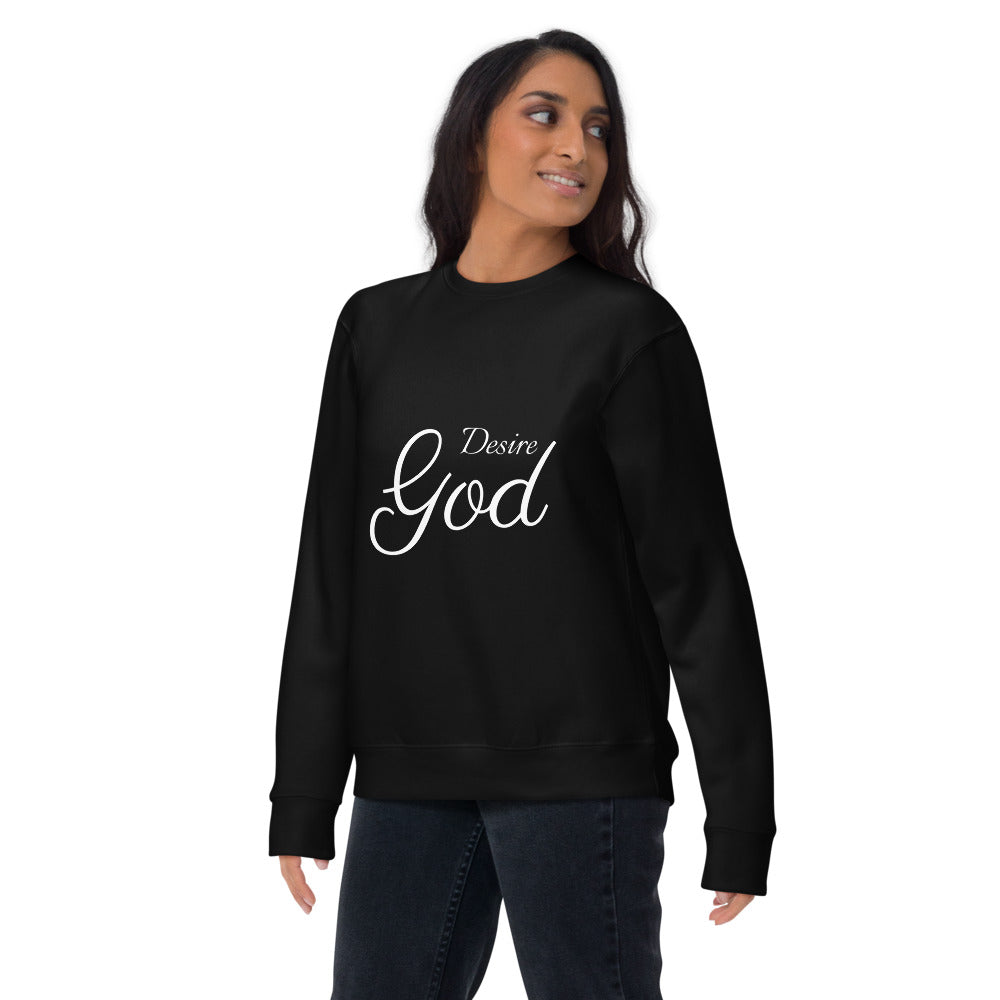 [Kingdom Series] Transcendens Desire God Unisex Premium Sweatshirt