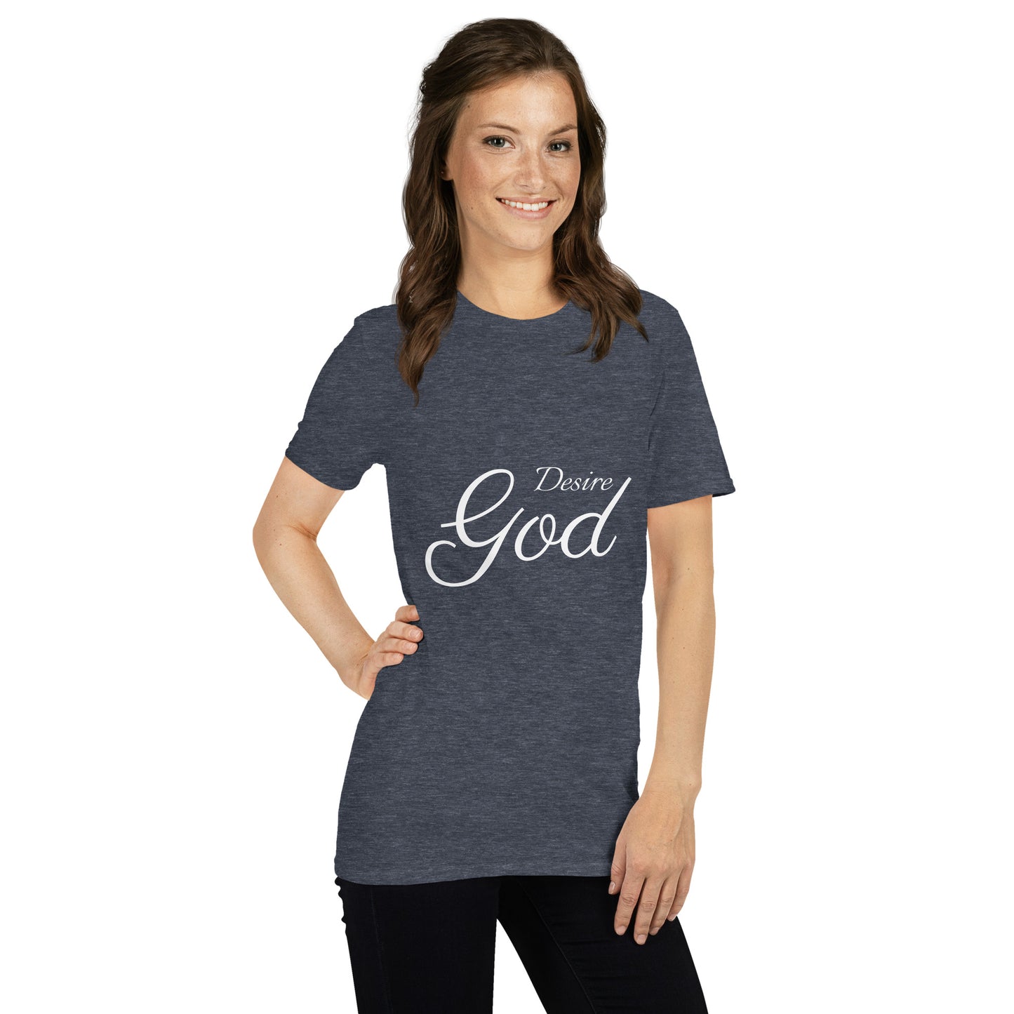 [Kingdom Series] Transcendens Desire God Short-Sleeve Unisex Dark-Coloured T-Shirt